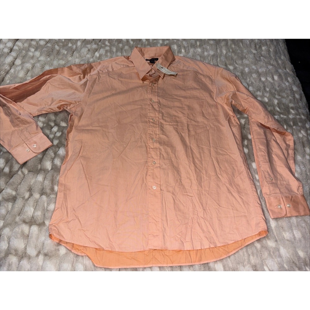 Vintage Country Road Australia Long Sleeve Button Down Orange Shirt Mens Large